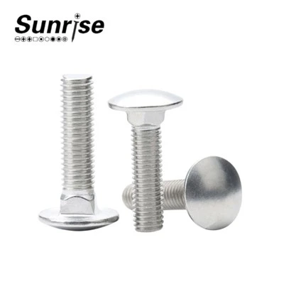 304 Stainless Steel American Standard Round Head Square Neck Baut