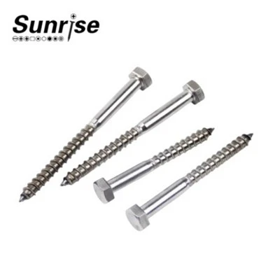 DIN571 HEX HEAD WOOD SCREW KUALITAS TINGGI