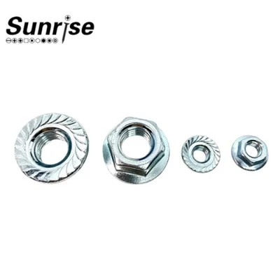 DIN6923 HEX HEX SERRATASI NUT