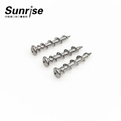 Kuku Mandiri Benang Stainless Kepala Oval Reses Silang