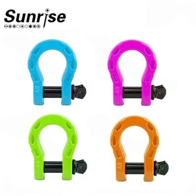 Shackle Trailer Kekuatan Tinggi/Bow Carbon Steel Shackle Mengangkat