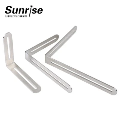 Lubang oval stainless steel diperpanjang disesuaikan braket segitiga